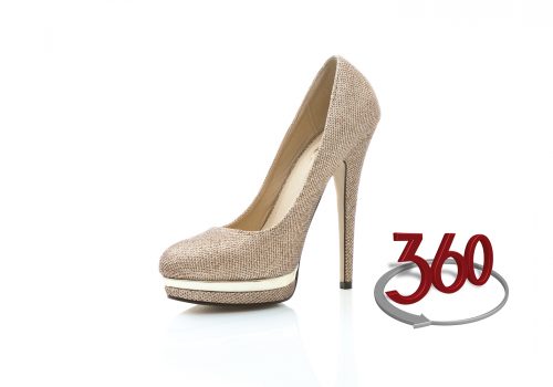 360 Graden productfotografie dames pump