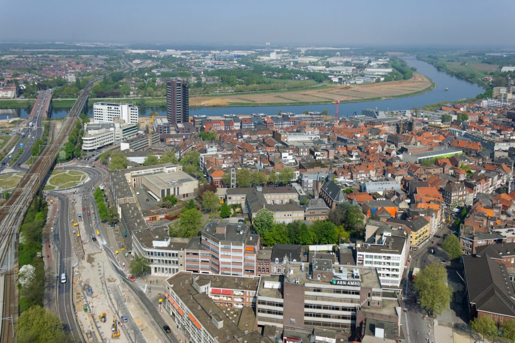 Luchtfoto centrum Venlo