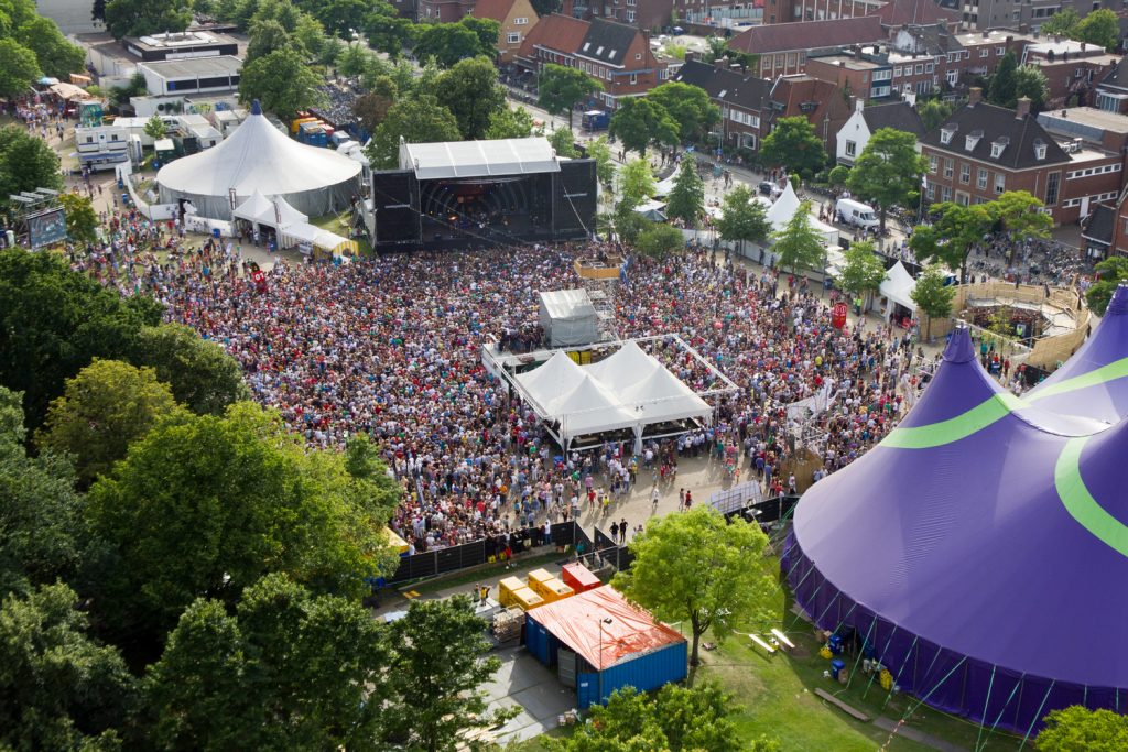 Luchtfoto Zomerparkfeest