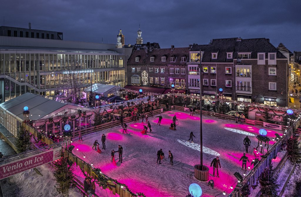 Hoogtefoto panorama Venlo on Ice