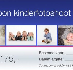 Cadeaubon kinderfotoshoot Joyfotografie basic pakket